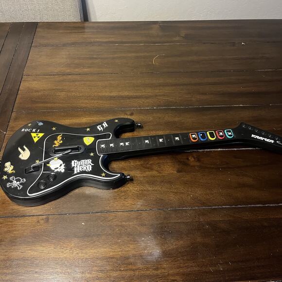 Sony Other - Guitar Hero Kramer Striker RedOctane Wireless Controller PS2 95119.805 No Dongle